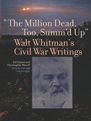 cover image of "The Million Dead, Too, Summ'd Up"